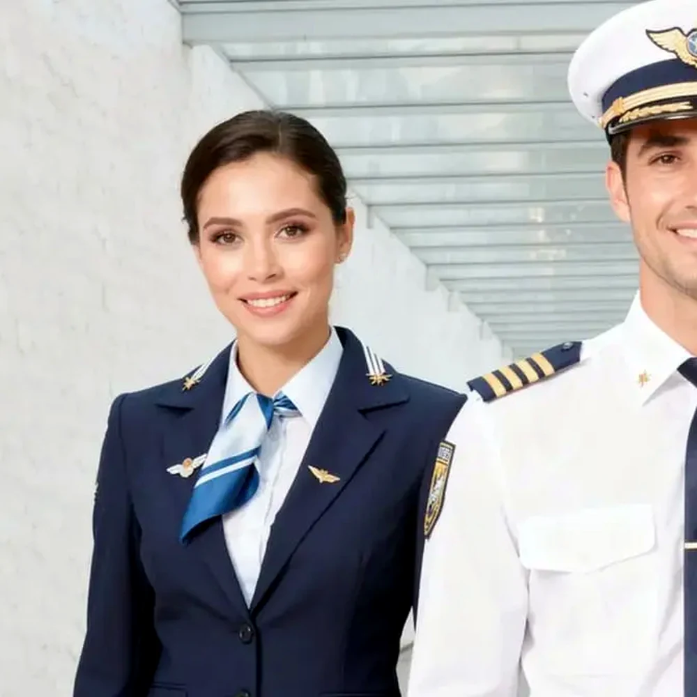 Pilot and cabin crew uniforms
