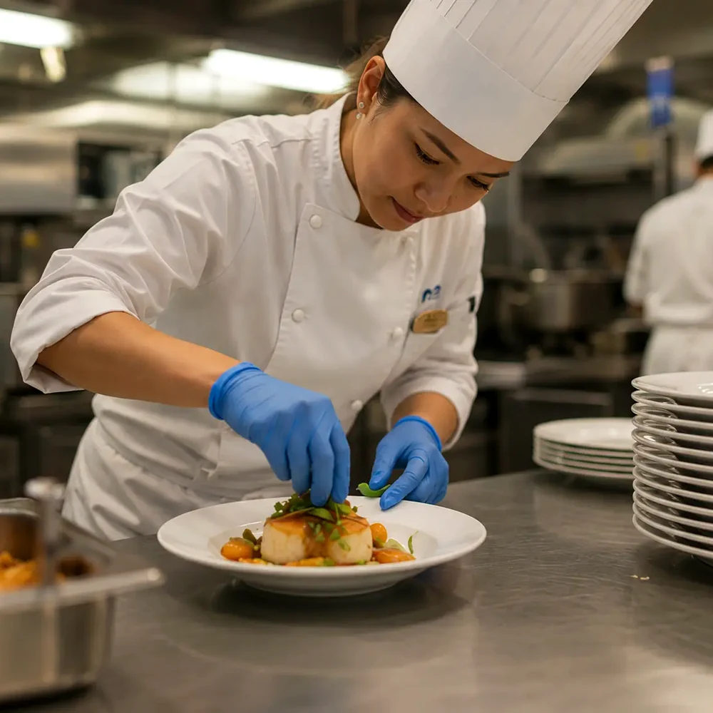 Cruise galley chef uniform